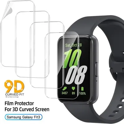 Image de Film Hydrogel Souple pour Galaxy Fit 3 - Protection Anti-Rayures