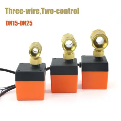 Image de Vanne à bille motorisée en laiton - DN15 à DN25 - 220V & 12V