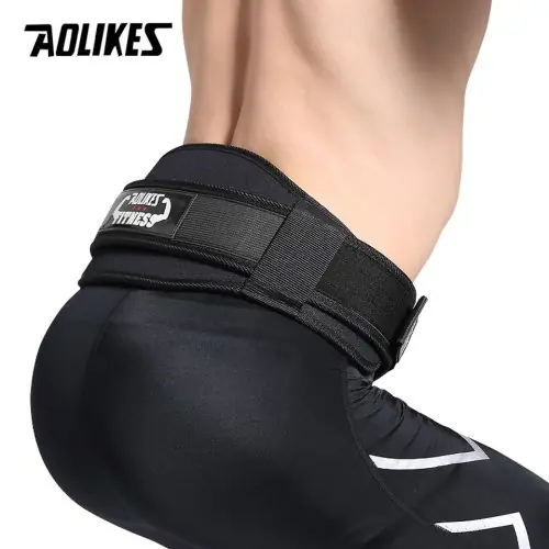 Image de Ceinture de Musculation AOLIKES - Soutien Lombar pour Squat et Haltérophilie