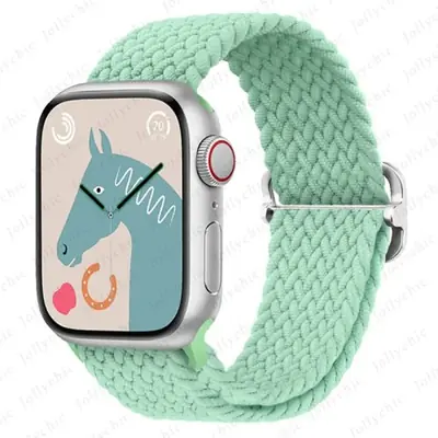 Image de Bracelet Tressé Élastique pour Apple Watch