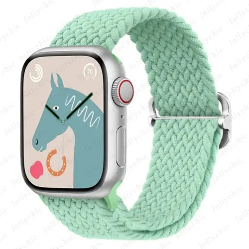 Image de Bracelet Tressé Élastique pour Apple Watch