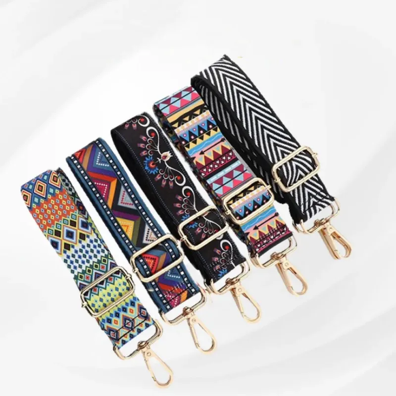 Afbeelding van Tasriem Crossbody Afneembaar Full-colour Printing Sling Schouderriem Vasthoudstrip Verstelbare lengte Vervangbare tasband