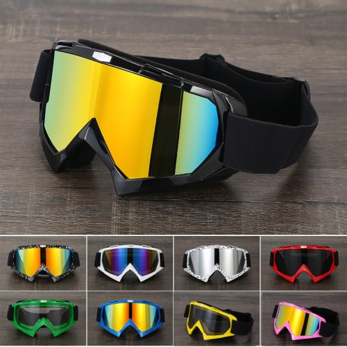Image of Premium Windproof Motocross Goggles for Adults – Anti-Fog, UV Protection Cycling Glasses for ATV, Ski, Off-Road Riding & Kawasaki Motorcycles
