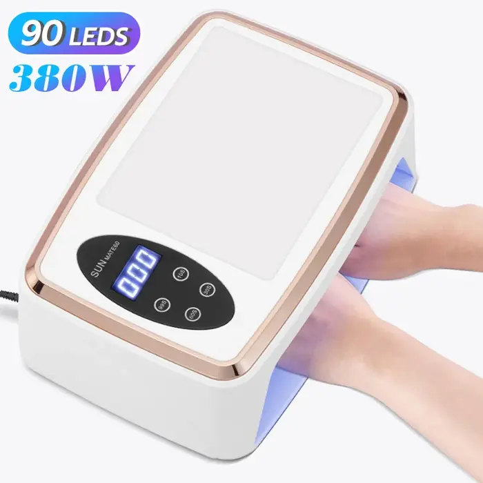 Image de Lampe UV LED 480W pour Ongles - Séchage Rapide & Blanchiment