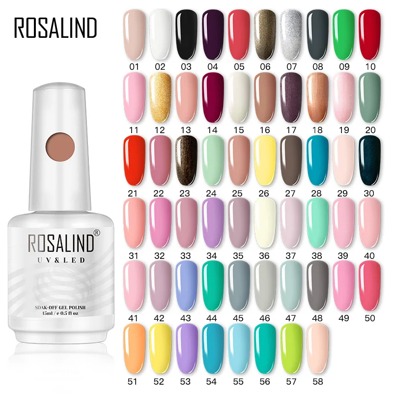 Bild von Rosalind Nagelgel – Langlebiger Semi-Permanent Nagellack mit Matte Finish