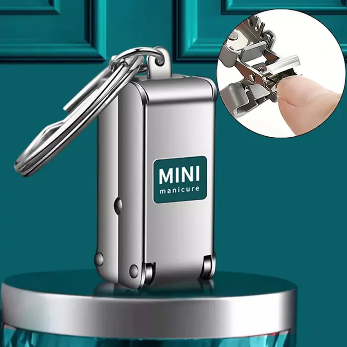 Image de Ciseaux à Ongles Pliants Portables - Manucure en Acier Inoxydable