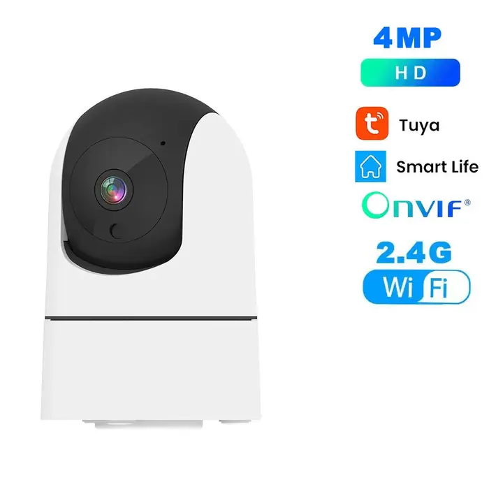 Image de Caméra de Surveillance Intérieure 6MP avec Vision Nocturne et Suivi Automatique