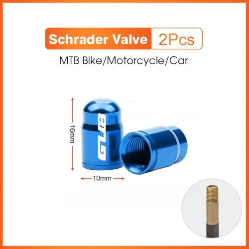 2pcs Blau-Schrader