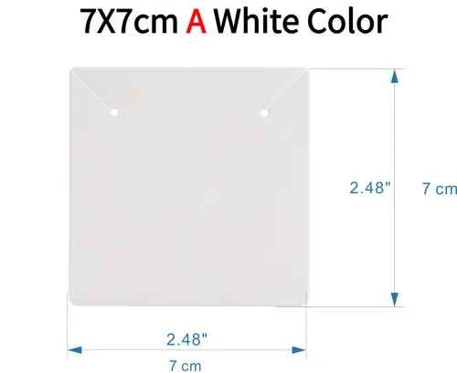 7x7cm A typ biały
