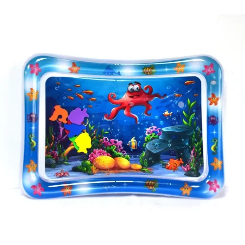 Imagen de Estera de agua inflable de verano, tapete de PVC para niños pequeños, centro de juegos de actividade...