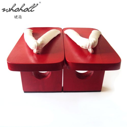 Image of Traditional Japanese Wooden Geta Sandals with High Tooth Design – Authentic Cosplay & Everyday Wear for Men and Women