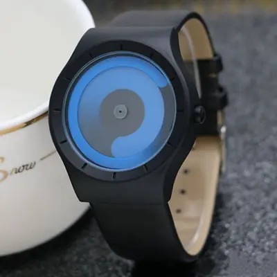 Image de Montre en Cuir Véritable - Élégante & Étanche