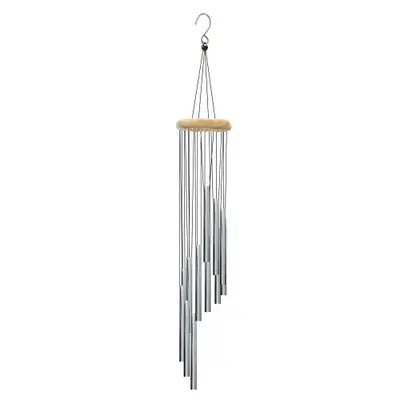 Image de Cloches en Aluminium Dorées & Argentées - Décoration Extérieure Élégante