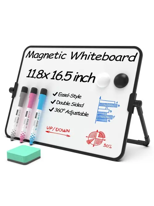 Image de Tableau Blanc Effaçable A3/A4 avec Support Stable