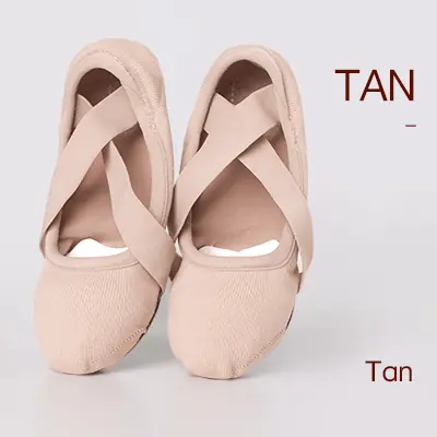 Image de Pantoufles de Ballet Élastiques pour Enfants & Adultes