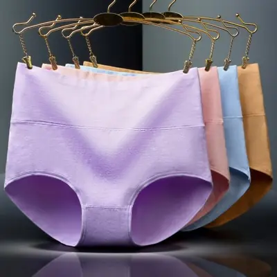 Image de Lot 4 Culottes Taille Haute Coton - Shaping & Confort