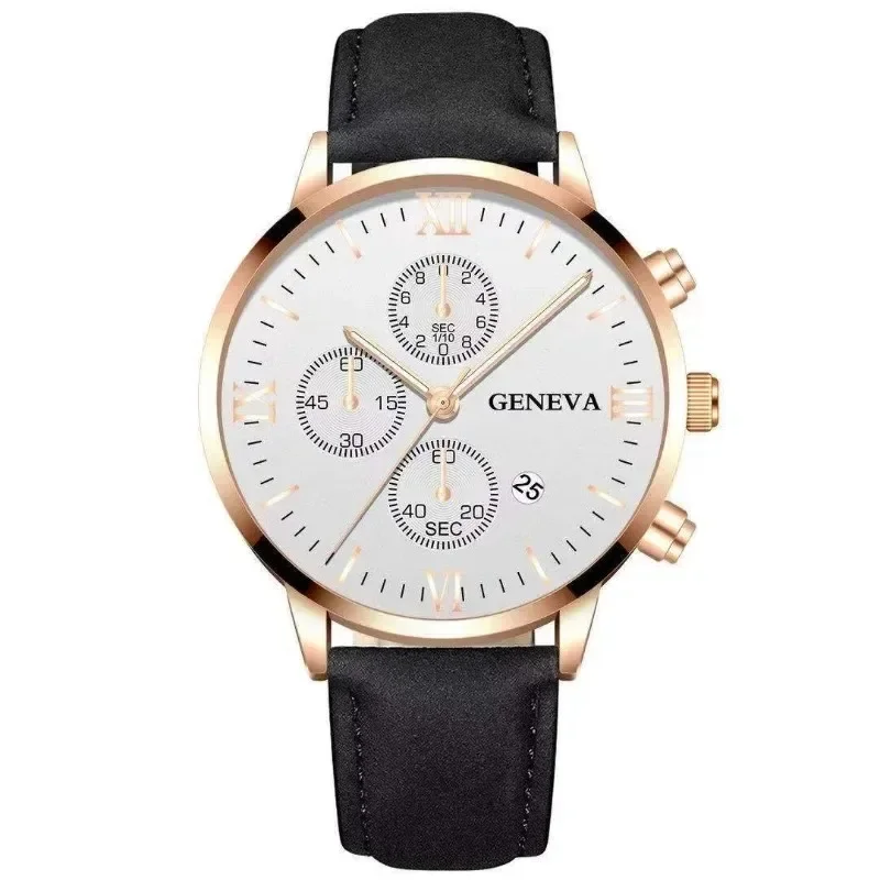 Immagine di Orologio Uomo Sportivo di Lusso con Cinturino in Pelle