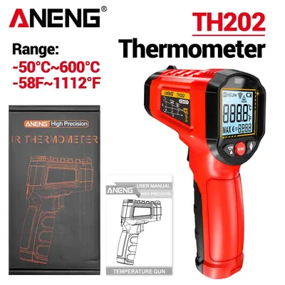 Image de Thermomètre Infrarouge Sans Contact - Précision Laser TH202