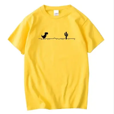Image de T-Shirt Dinosaure Humour - 100% Coton Homme