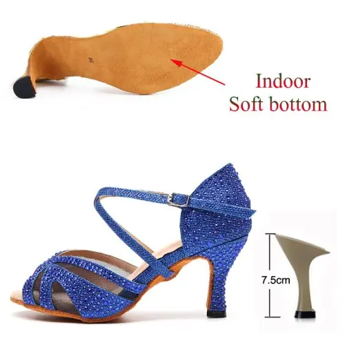 Intérieur bleu 7.5 cm