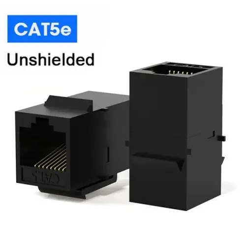 Image de Coupleur RJ45 Blindé Cat7/6A - Connecteur Keystone Femelle à Femelle