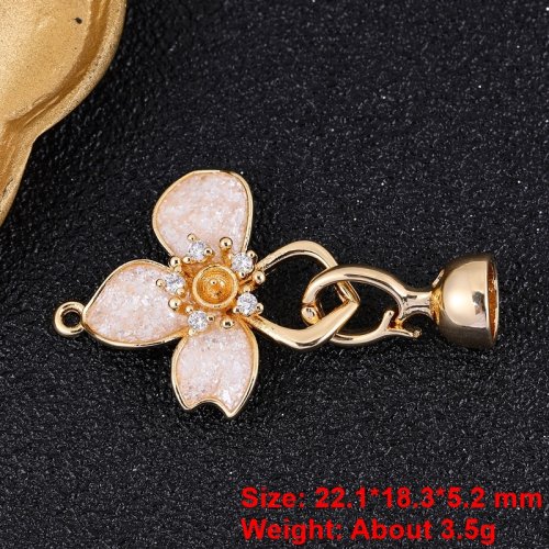 Immagine di Juya Cucito fai-da-te Perle Perle Creazione di gioielli Accessori Oro 18 carati Placcato argento Chi...