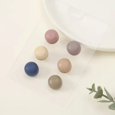Image de 6 Paires de Broches Aimantées pour Hijab - Élégantes & Colorées