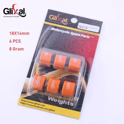 Image de Poids de Rouleau Glixal 18x14mm - Haute Performance pour Scooters