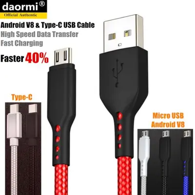 Image de Câble USB Type-C Tressé Haute Vitesse