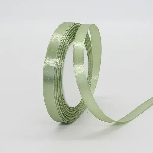 Image de Ruban Vert Saumon Matcha 22m - Décoration Élégante