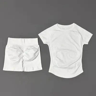 Image de Ensemble Fitness 2 Pièces Sans Couture pour Femmes