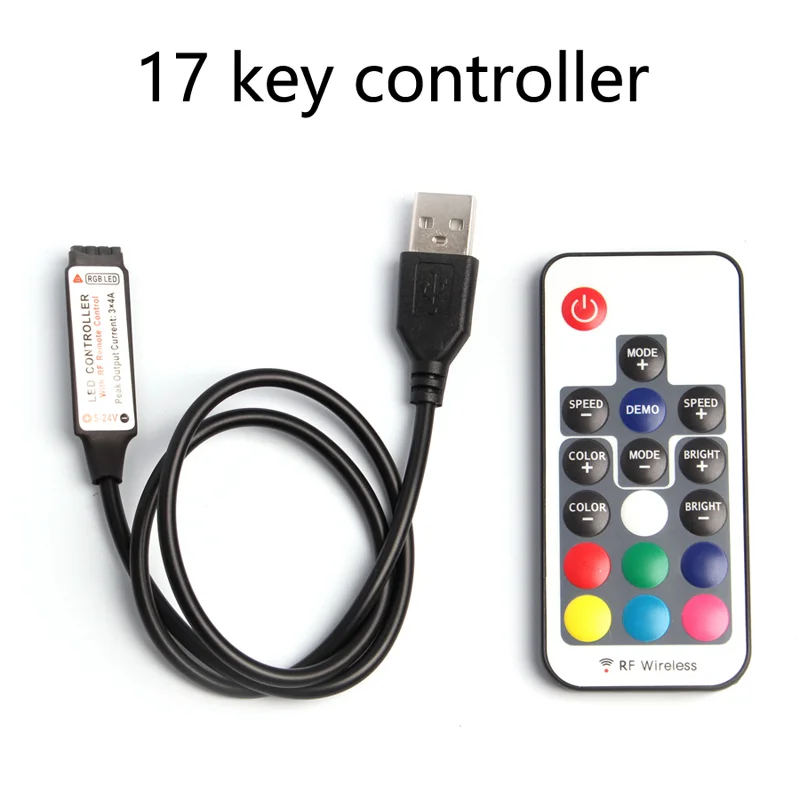 Teclado USB RGB 17 teclas
