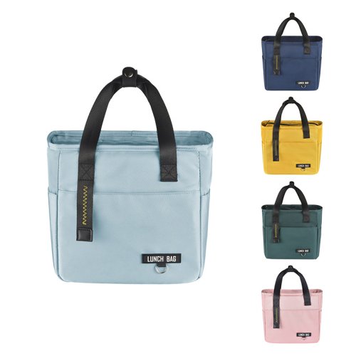 Immagine di Borsa Termica Isolata per Pranzo Bento con Grande Capacità e Cerniera – Ideale per Picnic, Viaggi e Trasporto Alimenti Freschi