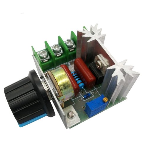Imagen de Regulador de Voltaje AC 220V 2000W con SCR - Controlador de Velocidad para Motor y Termostato Electrónico