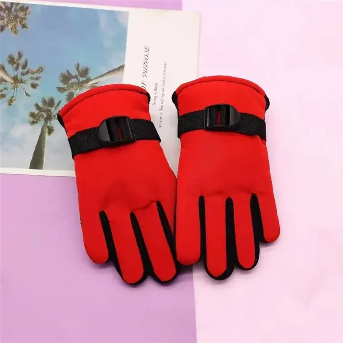Image de Gants d'Hiver Imperméables pour Enfants - Chauds & Pratiques