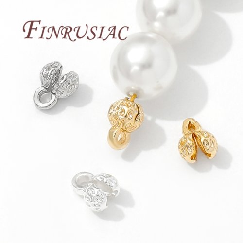 Afbeelding van 4mm Crimp End Bead Accessoires 18K Vergulde Clam Shell Bead Tip, Crimp Ends, Ball Chain Connectors, DIY Sieraden Maken Benodigdheden