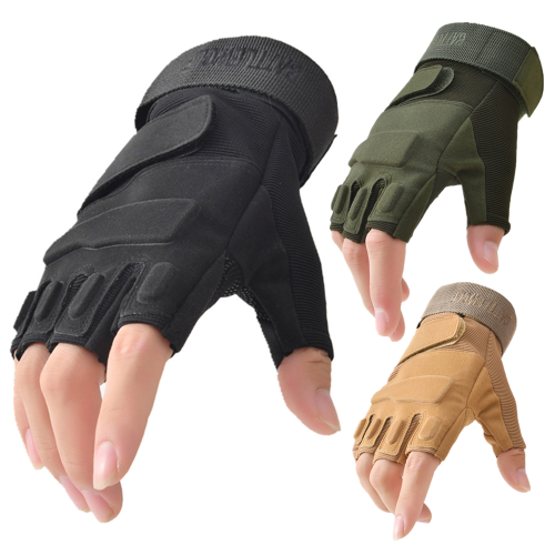 Image of Premium Fingerless Tactical Gloves for Men, Women, and Kids – Breathable Half-Finger Design for Cycling, Fitness, Outdoor Sports & Everyday Use