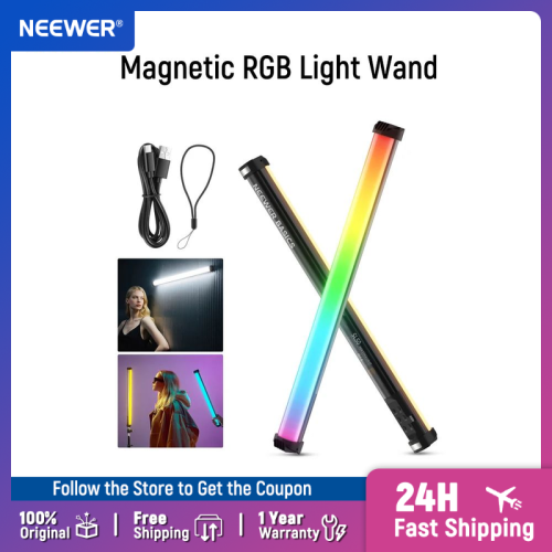 Bild von NEEWER Basics 21 – Magnetischer RGB-Lichtstab für professionelle Beleuchtung