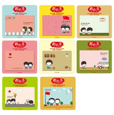 Image de Stickers Kawaii Rilakkuma & Molang - Bloc Notes Adhésifs Mignons