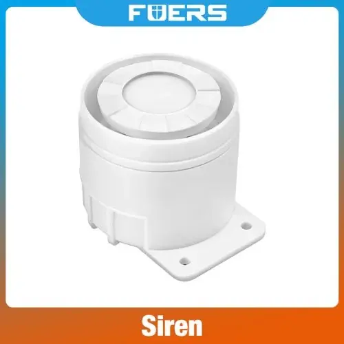 Blanco con cable sirena