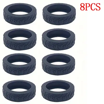 Image de Protège-Roulettes Valise en Silicone - 8 Pièces