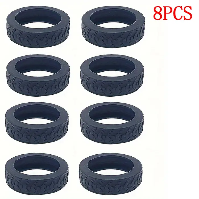 Image de Protège-Roulettes Valise en Silicone - 8 Pièces