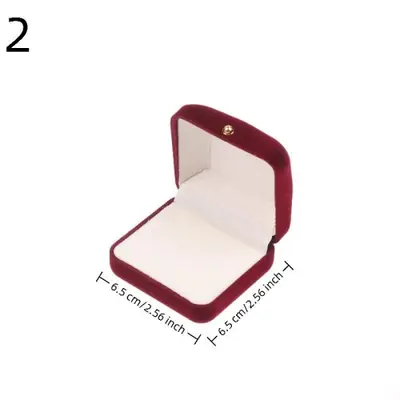 Image de Boîte à Bijoux Luxe avec Boucle Dorée - Rangement Élégant