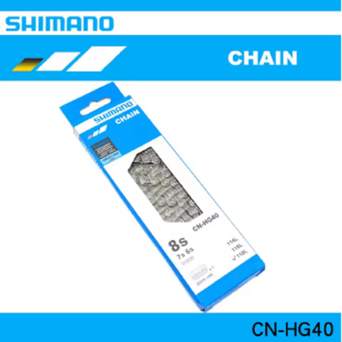 Zdjęcie SHIMANO CN HG40 6/7/8 łańcuch prędkości 116L Link do roweru szosowego oryginalny łańcuch Shimano