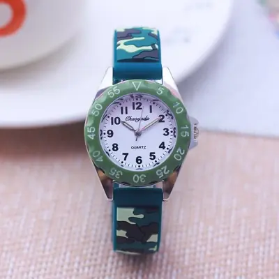 Image de Montre Enfant Militaire Camouflage - Style Cool & Robuste