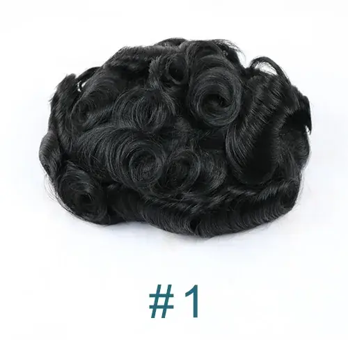 Image de Toupet Homme Naturel - Cheveux Humains Ultra-Résistant