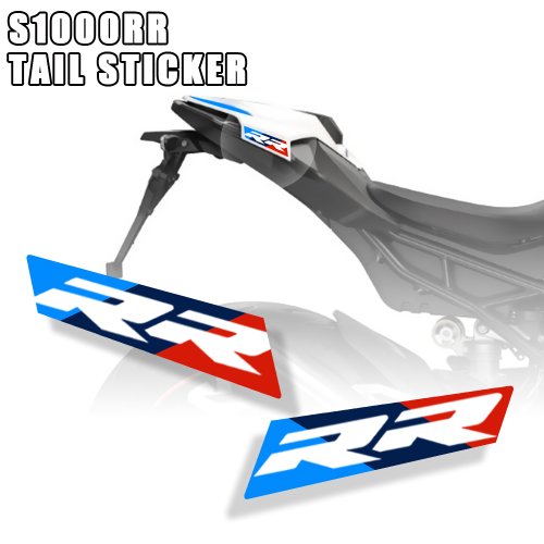 Image of Premium Rear Seat Sticker Decal Kit for BMW S1000RR 2023-2024 – Custom Tail Hump Graphic for Motorcycle Styling & Personalization