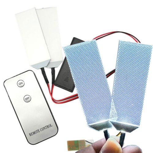 Image of Flexible Bendable Remote-Controlled LED Eye Light Kits for Helmet Mask Cosplay DIY Accessories & Props
