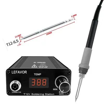 Image de Station de Soudage Numérique T12 75W avec Contrôle de Température