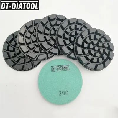 Image de Kit de Polissage Béton 100mm - 6 Disques Diamant pour Sol